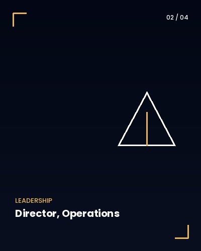 Operations Director portrait placeholder